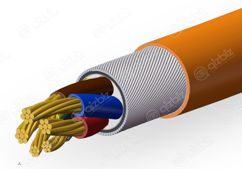 三大二小芯低压钢丝铠装力缆 D20230712H