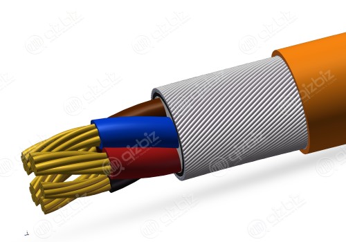 三大二小芯低压钢丝铠装力缆 D20230712N