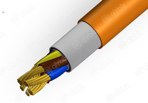 三大二小芯低压钢丝铠装力缆 D20230712R